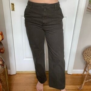 GAP Green Loose Khaki Pants Womens Size 4